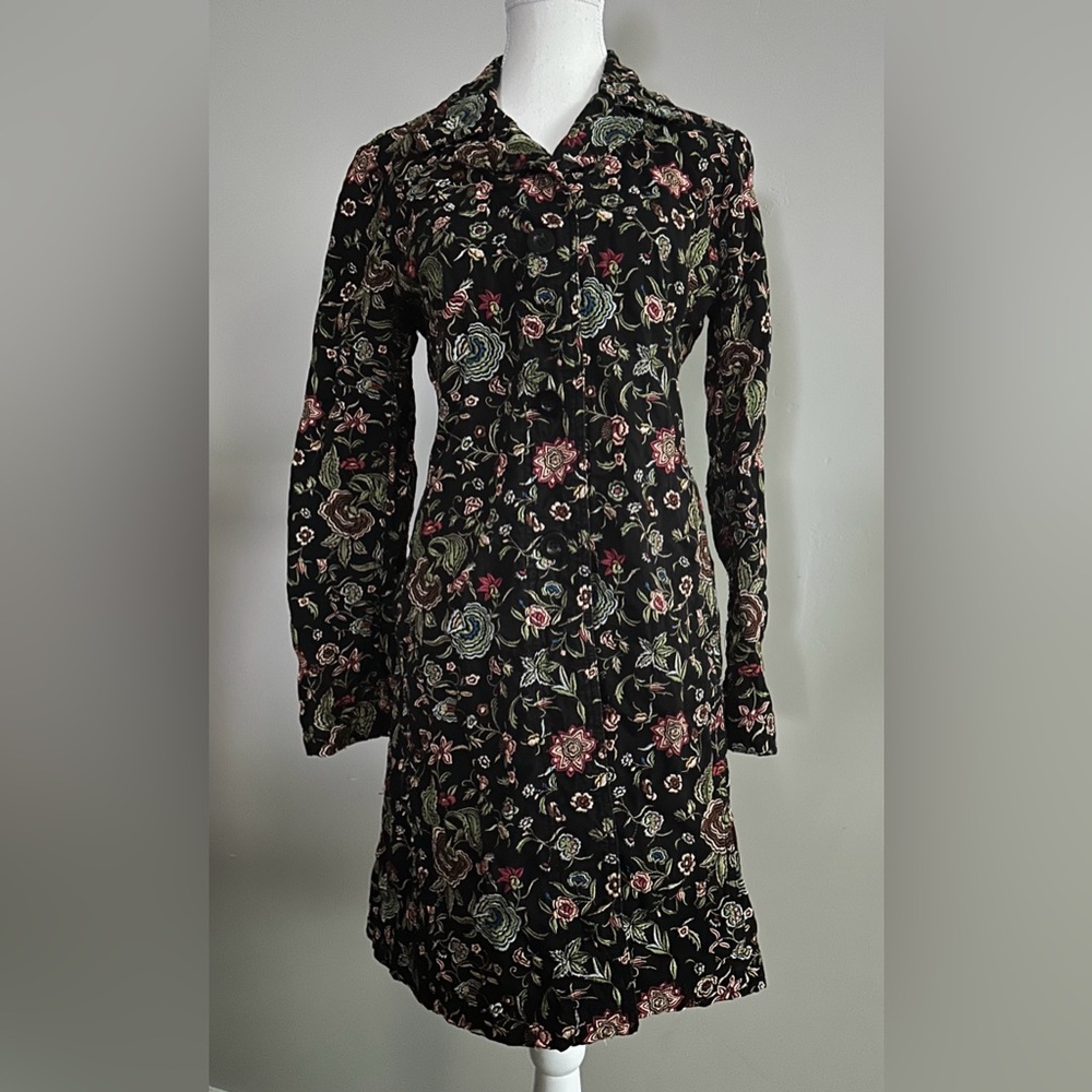 Floral Embroidered Black Jacket - just as gorgeous as Johnny Was